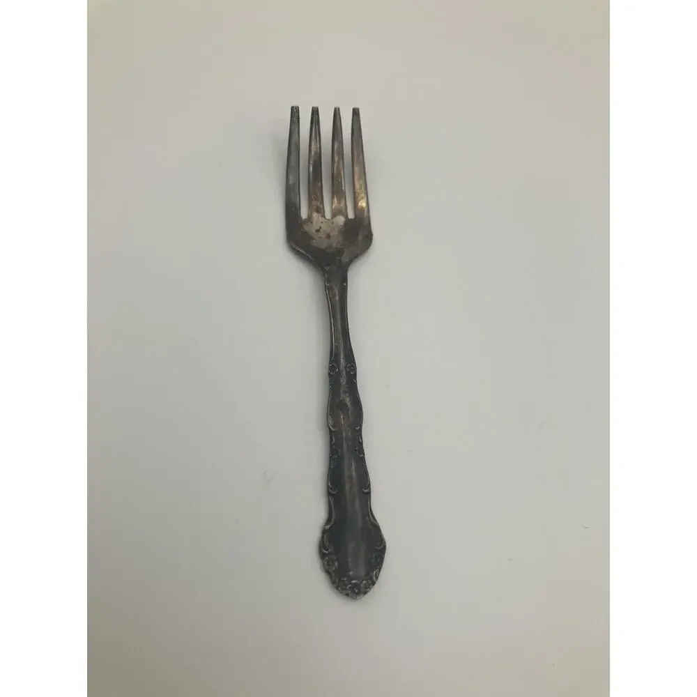 Holmes & Edwards Danish Princess 1938 Silverplate Pie Server Forks DEEPSILVER